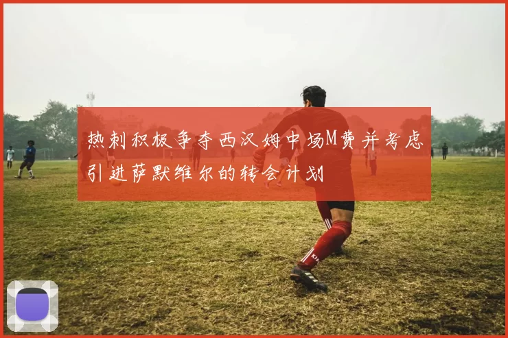 热刺积极争夺西汉姆中场M费并考虑引进萨默维尔的转会计划